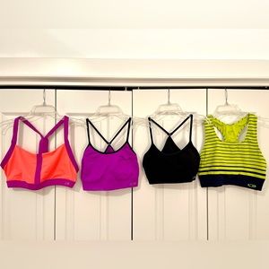 Bundle of 4 Sports Bras XL Bundle Activewear Gym Workout